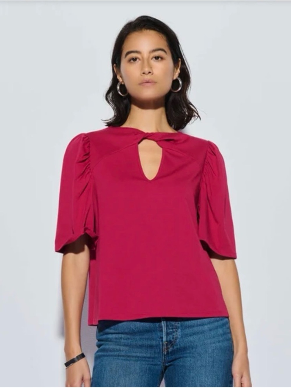 Nation LTD Vivienne Keyhole Top